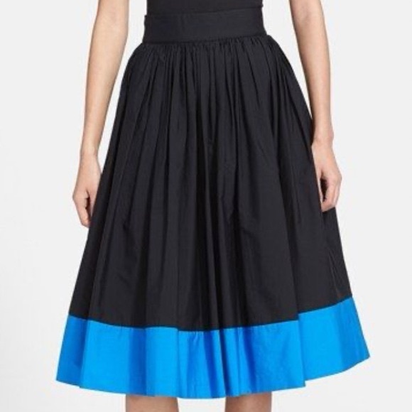 Alice + Olivia Dresses & Skirts - Alice + Olivia Nako A-line poplin midi skirt